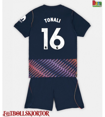 Tottenham Hotspur Sandro Tonali #16 Borta Kläder Barn 2026-27 Kortärmad (+ Korta byxor)